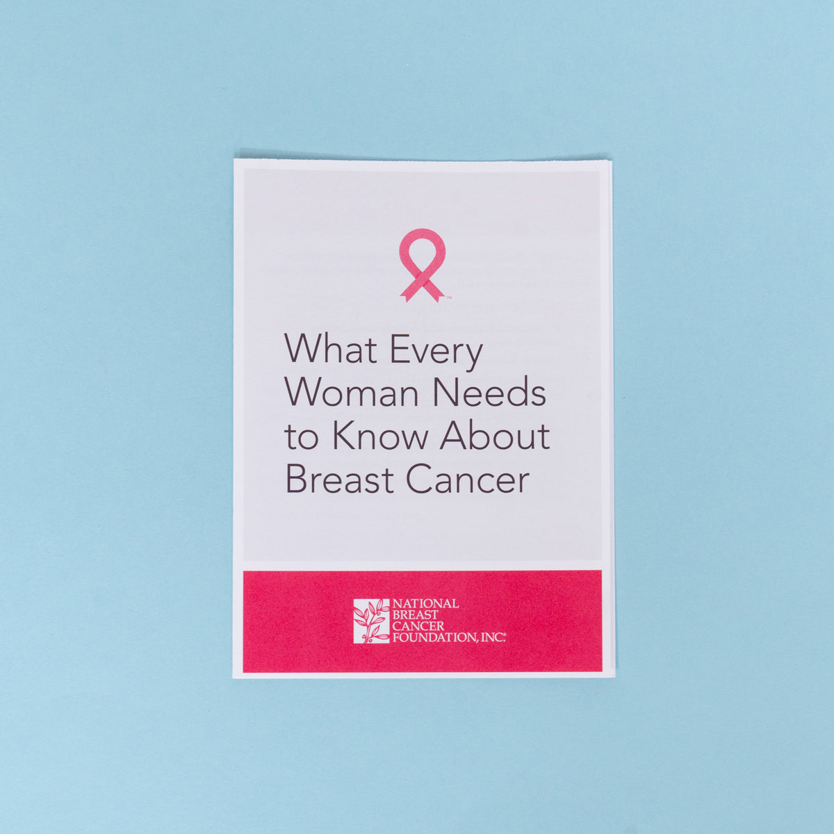 What Every Woman Needs to Know about Breast Cancer Pamphlet 50 Count What Every Woman Needs to Know about Breast Cancer Pamphlet 50 Count