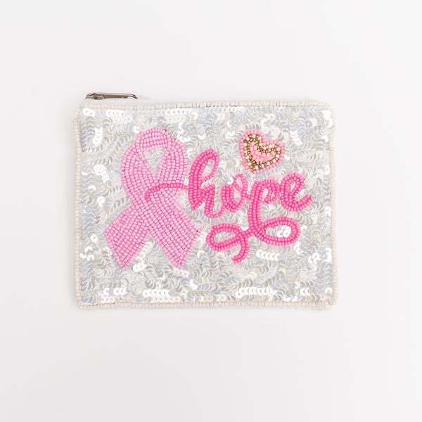 HOPE Sequin Pouch