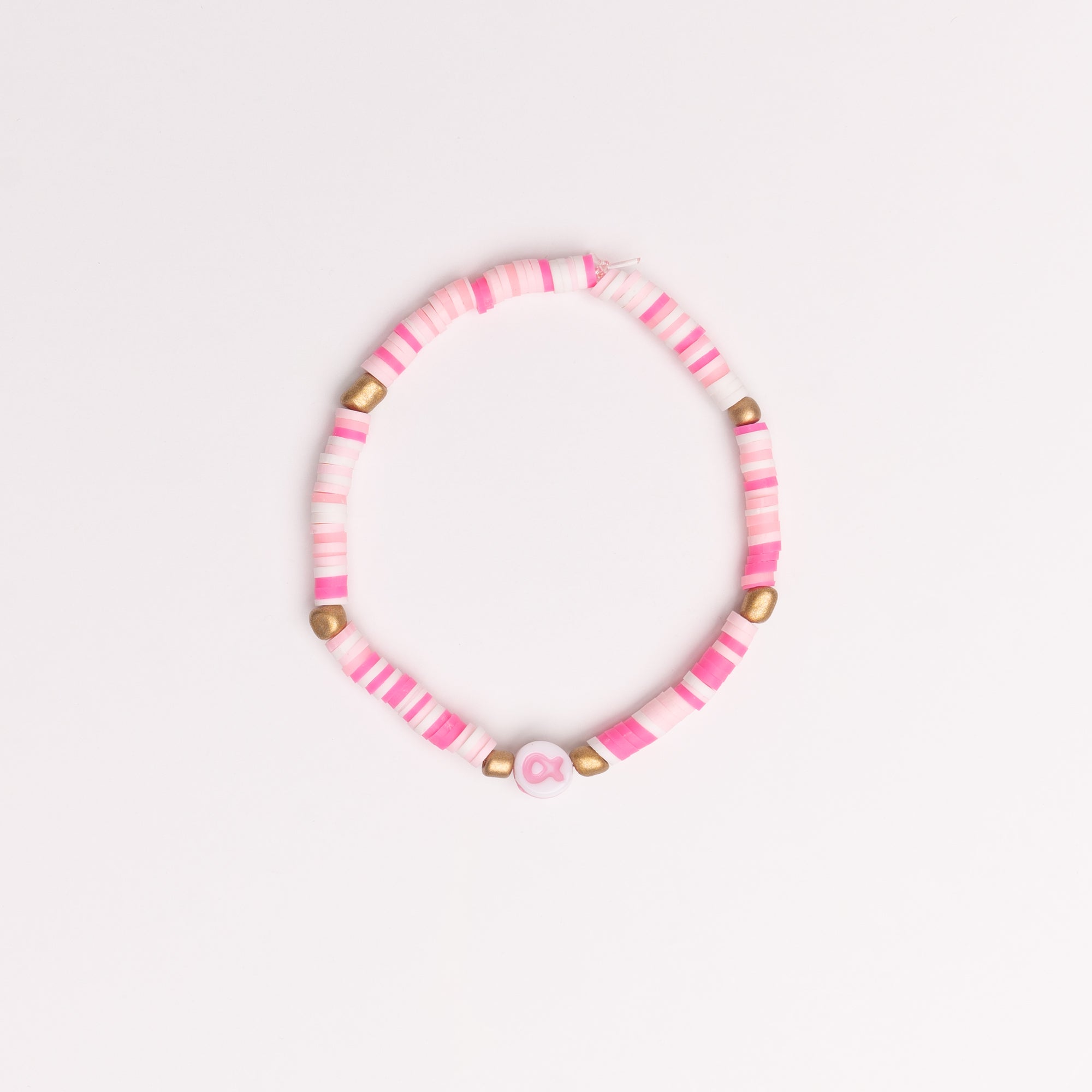 Breast Cancer Assorted Beaded Bracelet