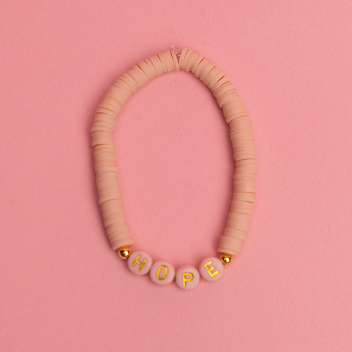 Breast Cancer Assorted Beaded Bracelet