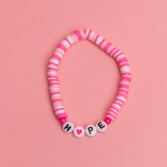 Breast Cancer Assorted Beaded Bracelet