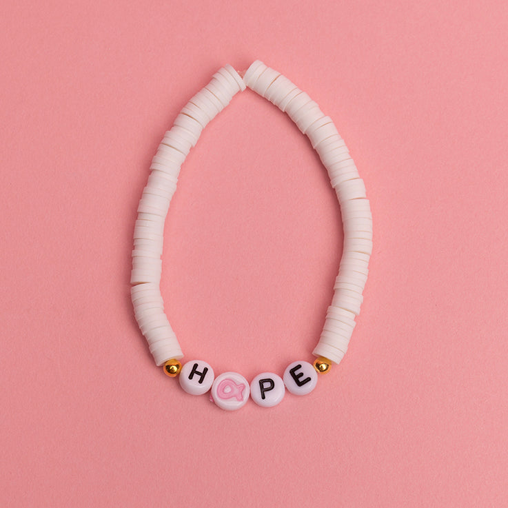 Breast Cancer Assorted Beaded Bracelet