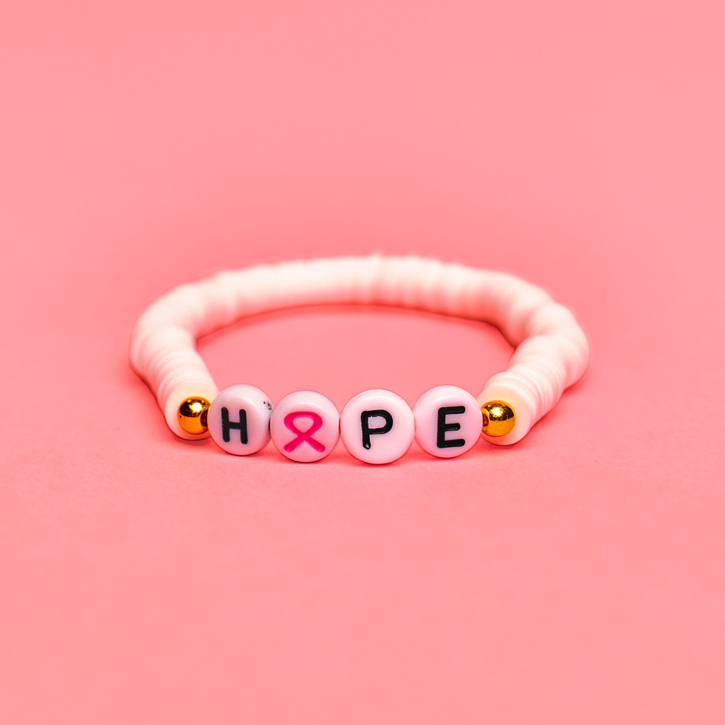 Breast Cancer Assorted Beaded Bracelet