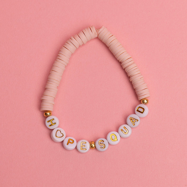 Breast Cancer Assorted Beaded Bracelet