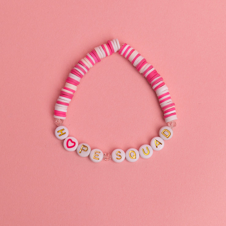 Breast Cancer Assorted Beaded Bracelet