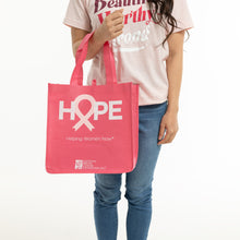 Load image into Gallery viewer, Pink Ribbon HOPE Tote Bag - Pink - NBCF