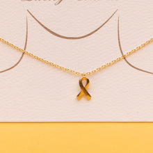 Load image into Gallery viewer, Breast Cancer Awareness Ribbon Necklace - NBCF