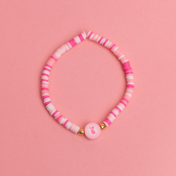 Breast Cancer Assorted Beaded Bracelet