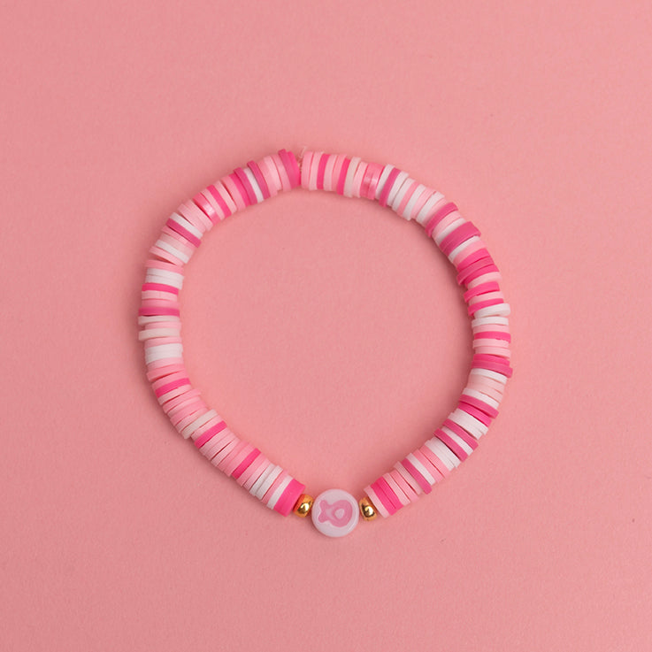Breast Cancer Assorted Beaded Bracelet