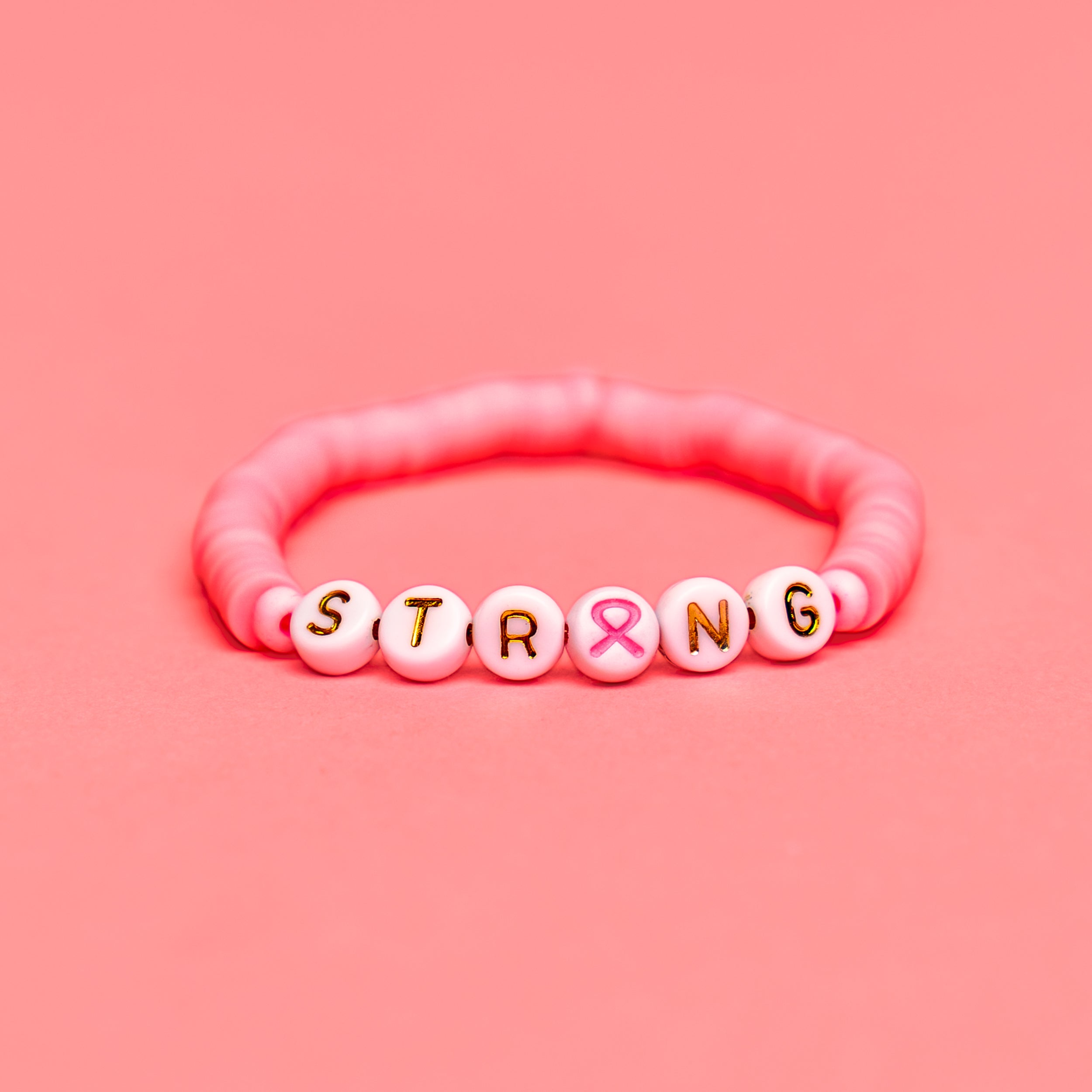 Breast Cancer Assorted Beaded Bracelet