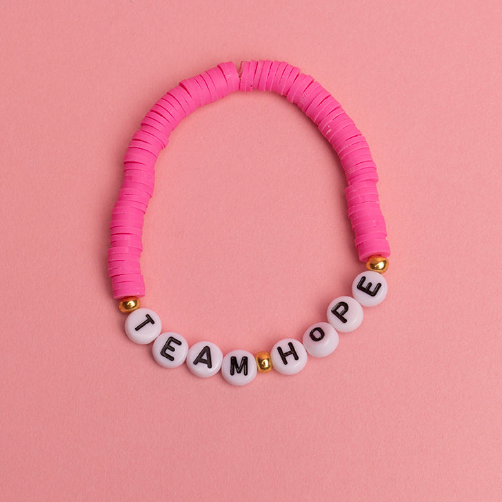 Breast Cancer Assorted Beaded Bracelet