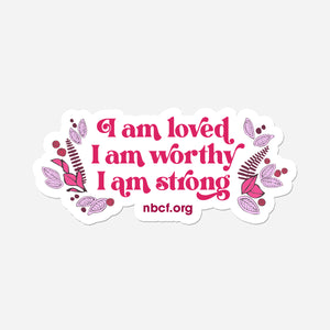 I Am Loved Mirror Cling