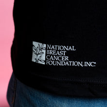 Load image into Gallery viewer, Long-Sleeve HOPE Inspirational Breast Cancer Shirt - Black - NBCF