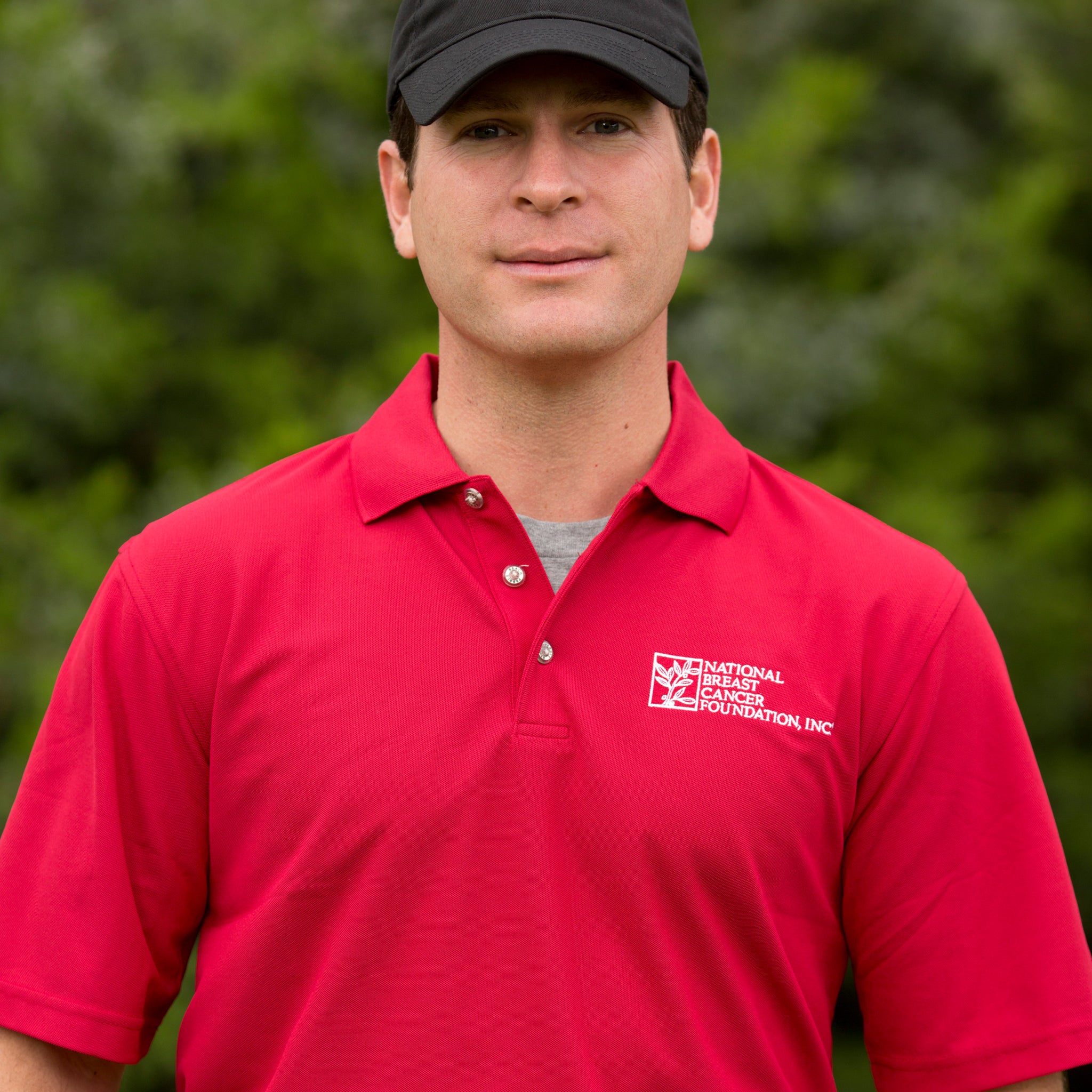 NBCF Logo Men's Polo Shirt - Red