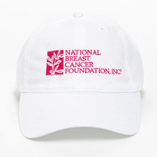 Load image into Gallery viewer, NBCF Adjustable Ball Cap - White