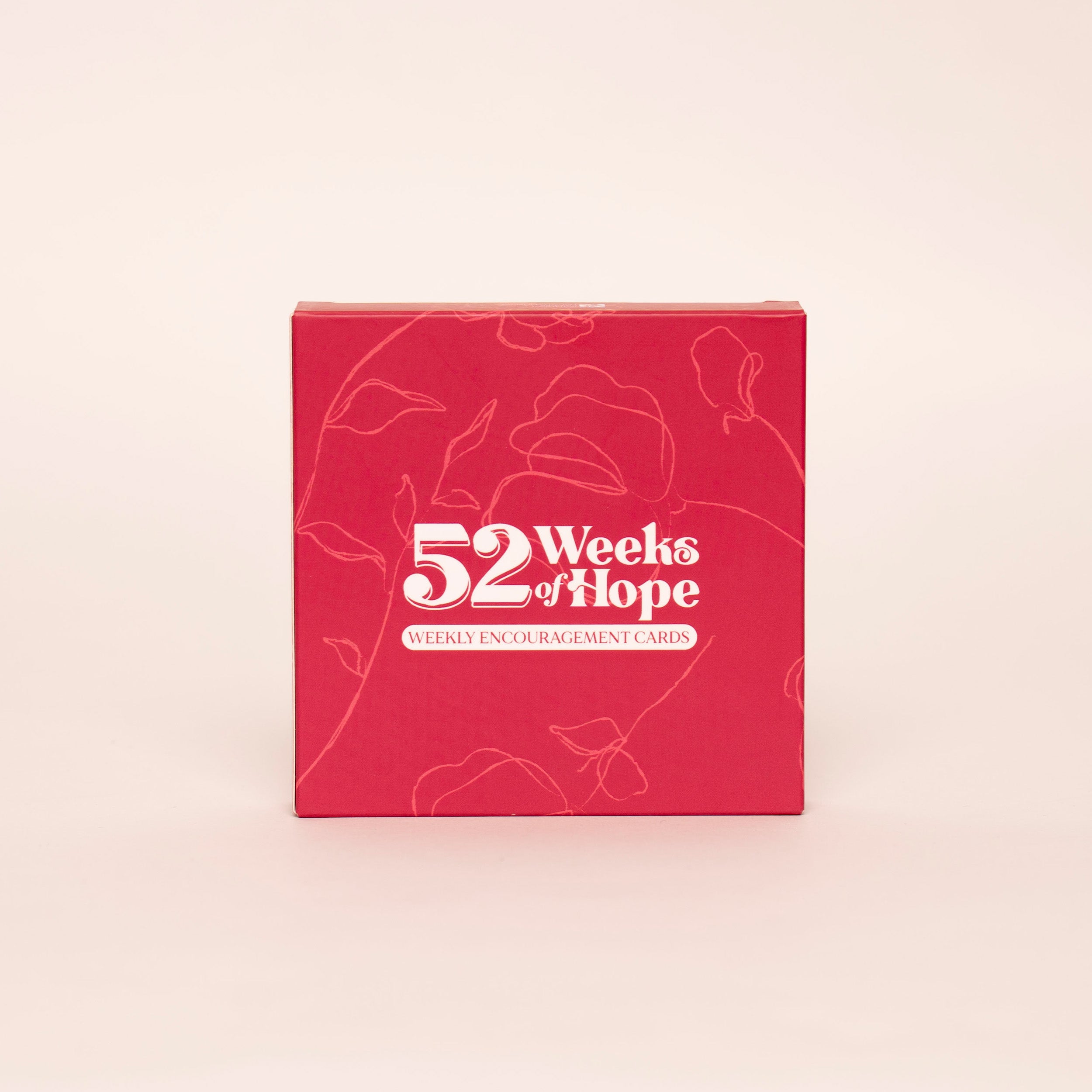 52 Weeks of Hope: Encouragement Card Box Set with Wooden Stand - NBCF