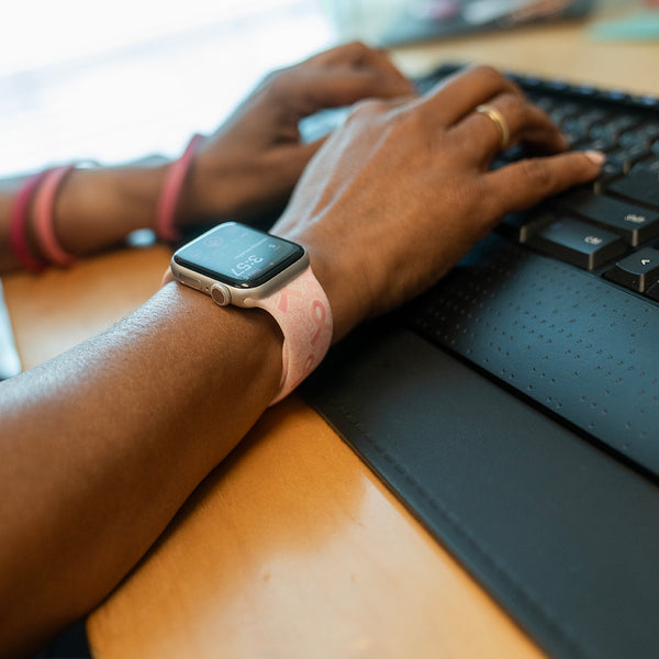 Pink Ribbon Smart Watch Band