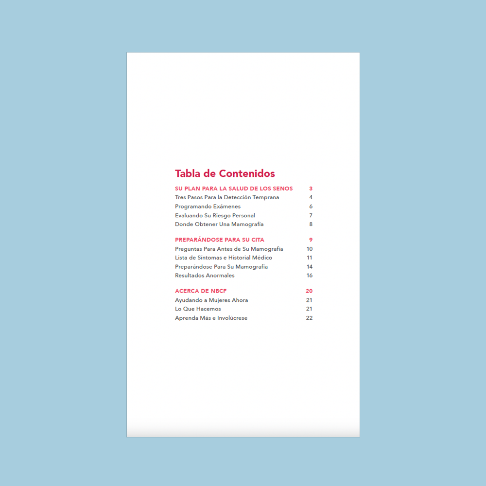 Breast Health Guide - 10 Count -  Educational Material
