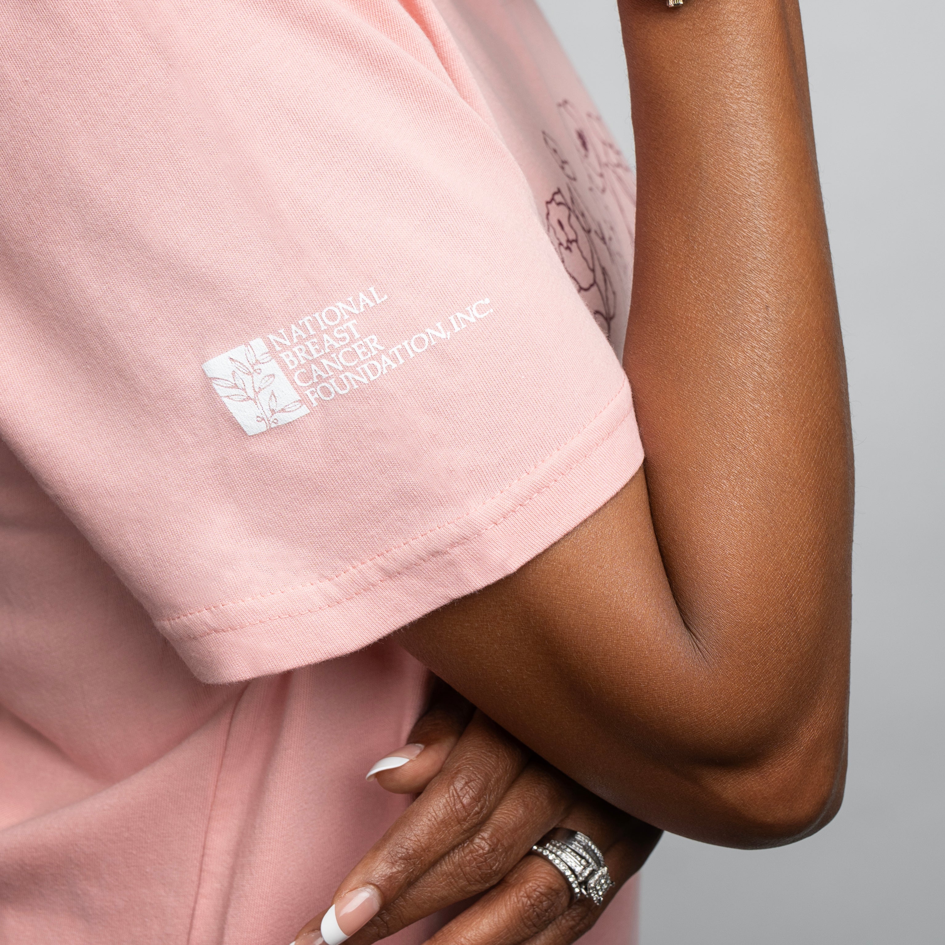 Brave Beautiful Strong T-Shirt - Pink - NBCF