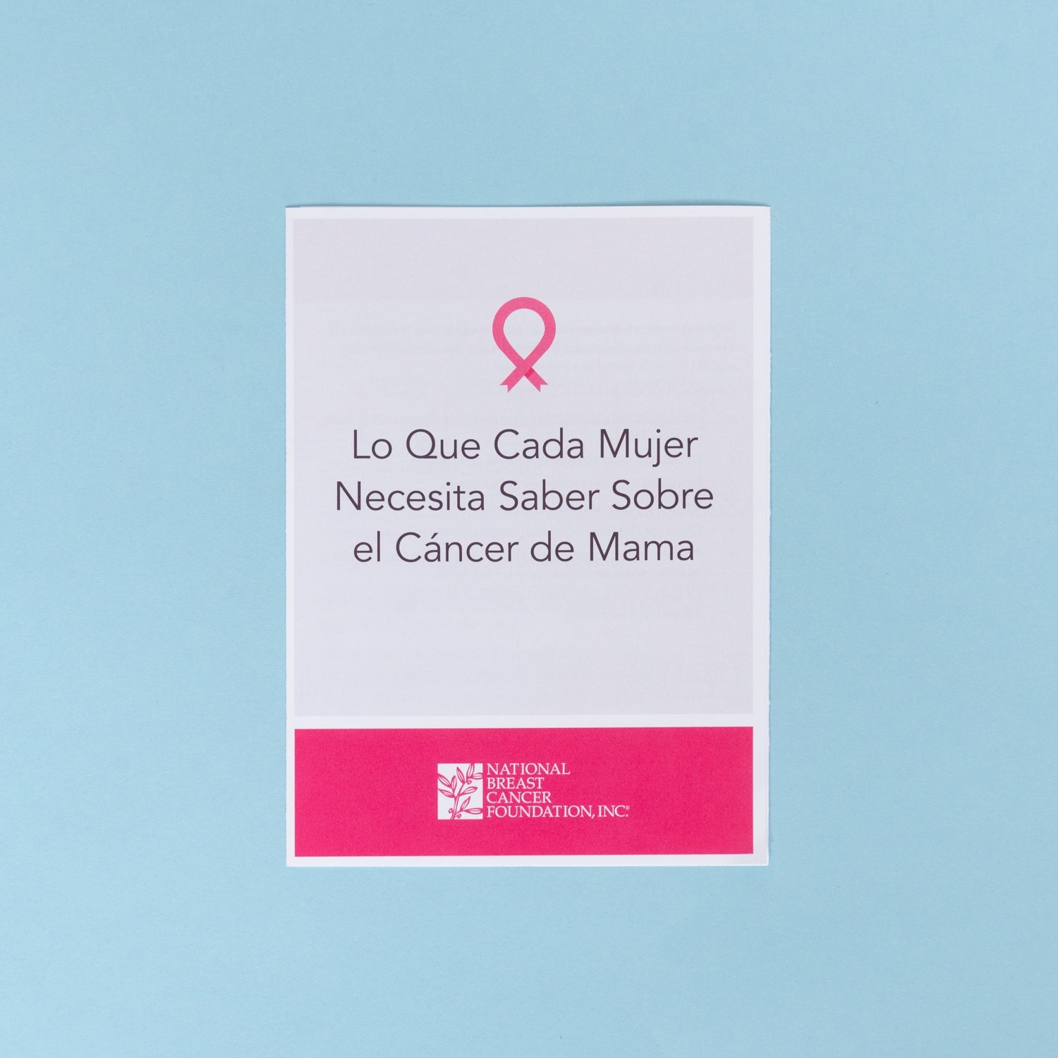 What Every Woman Needs to Know about Breast Cancer Pamphlet -Partner- 50 Count