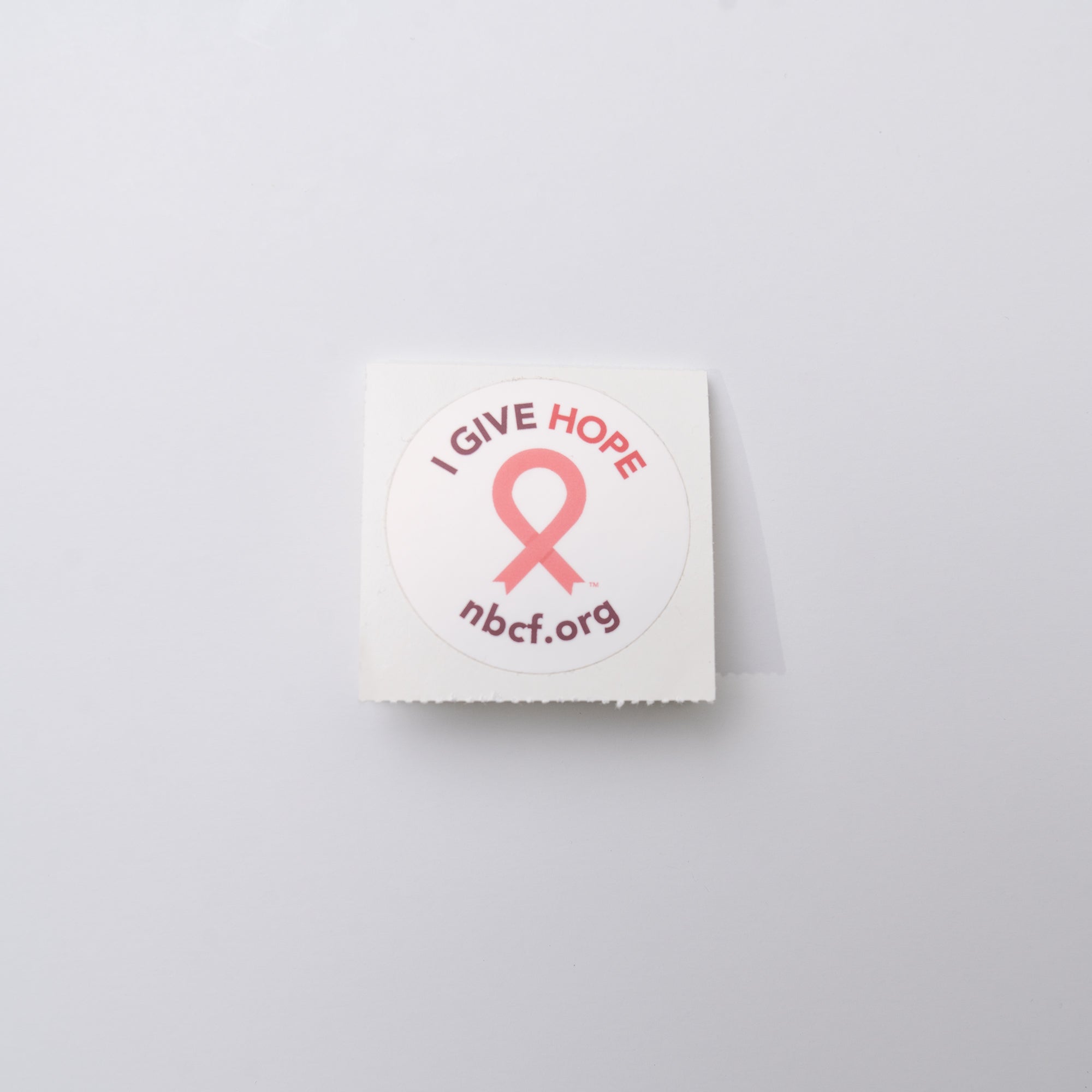 I Give HOPE Pink Ribbon Sticker - Pink - NBCF
