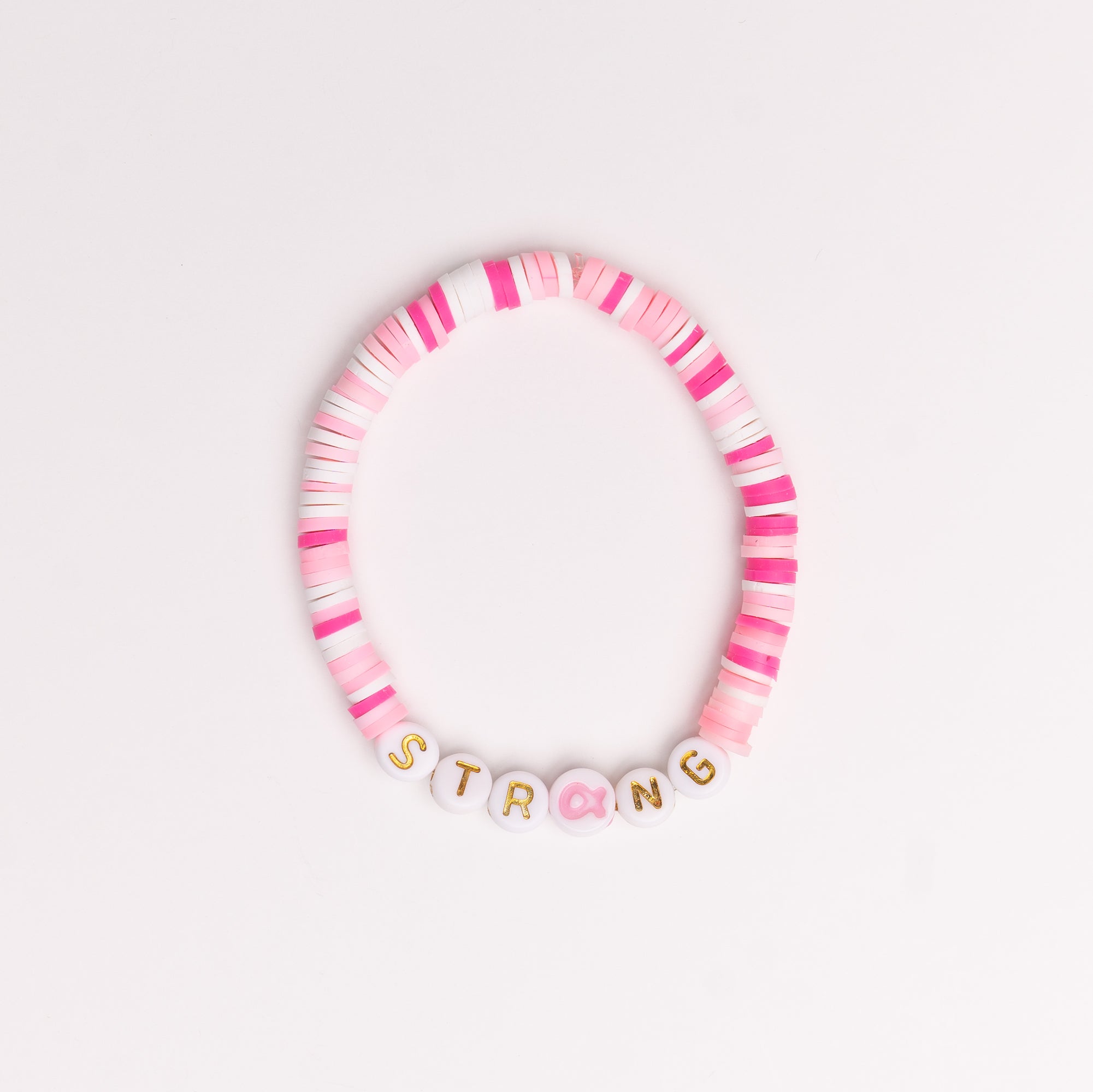 Breast Cancer Assorted Beaded Bracelet