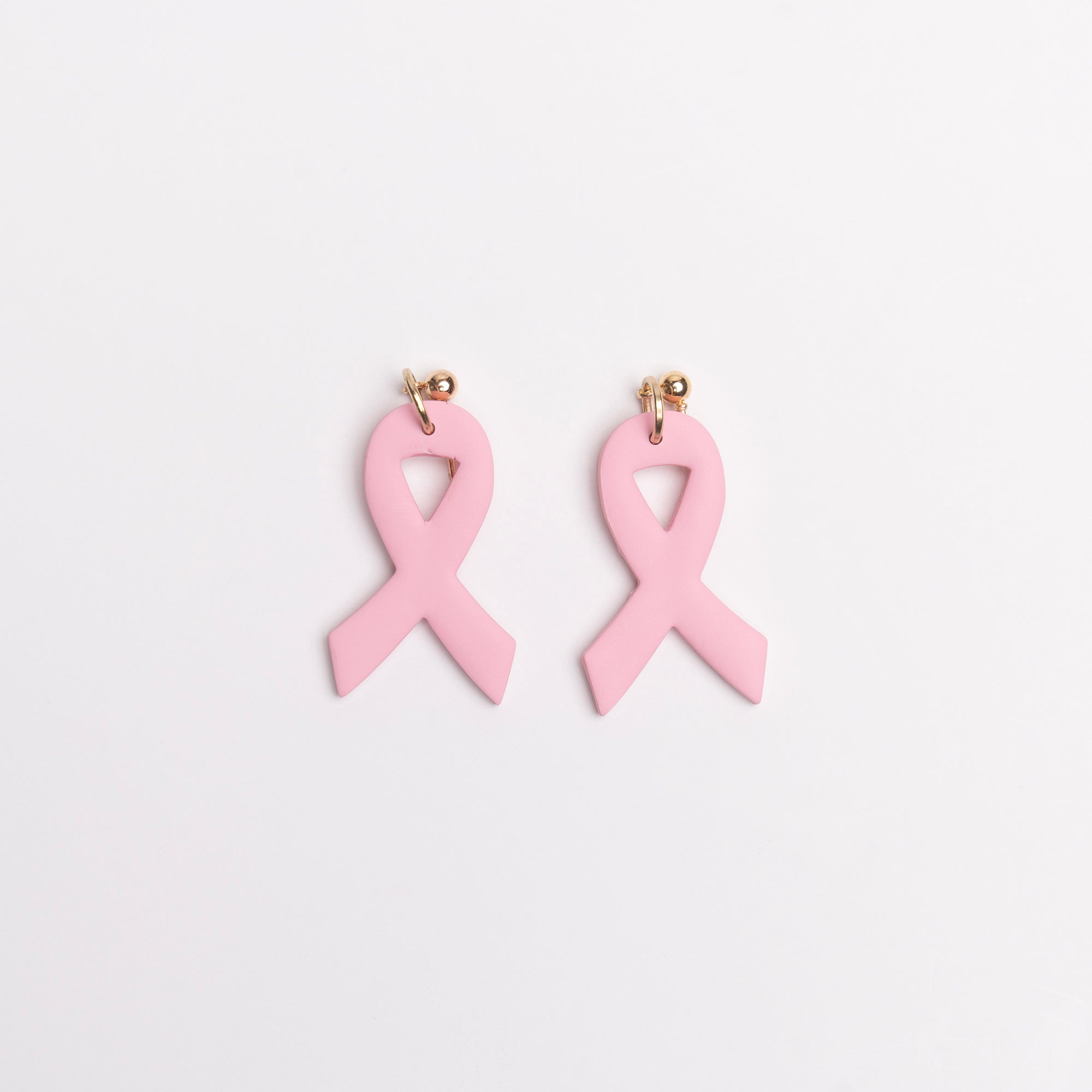 Pink on Pink Breast Cancer Awareness Earrings Pink on Pink Breast Cancer Awareness Earrings