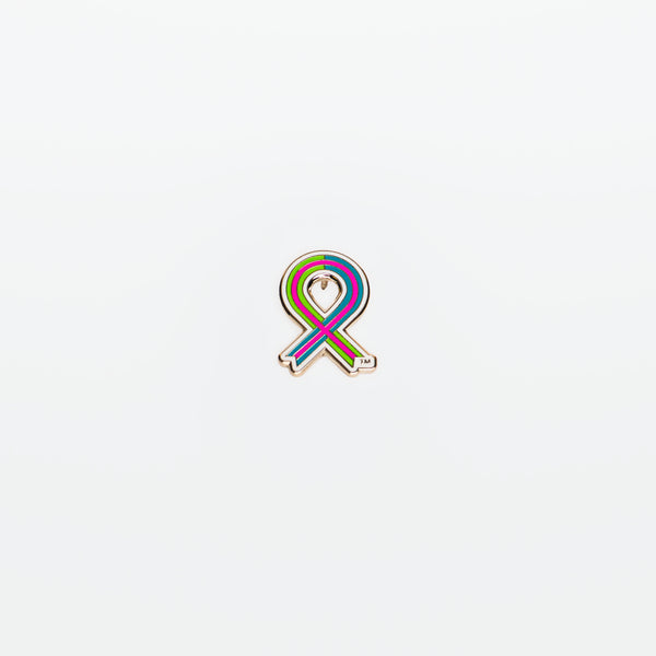 Metastatic Breast Cancer Ribbon Lapel Pin - NBCF