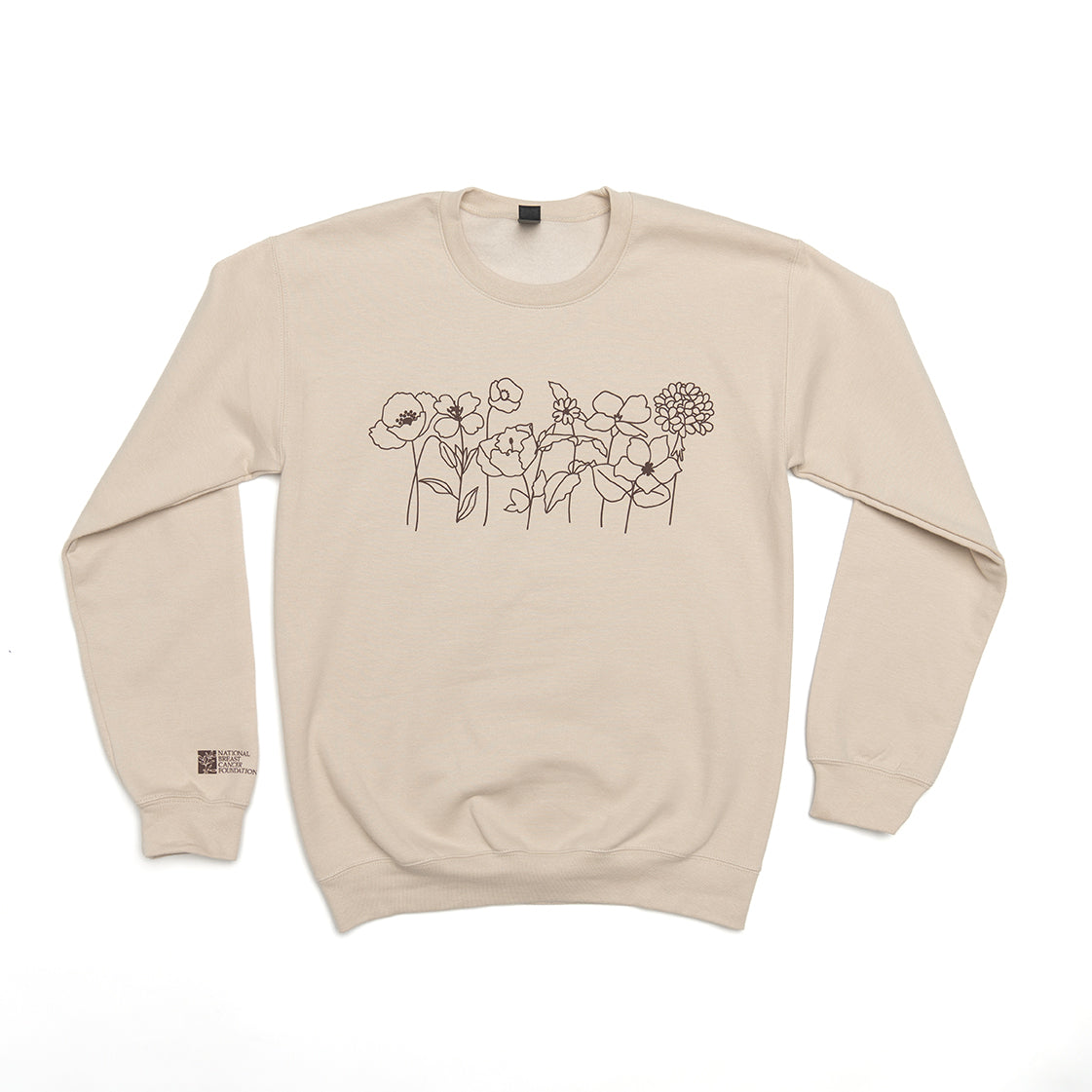 1 in 8 Breast Cancer Awareness Sweatshirt - Beige - NBCF