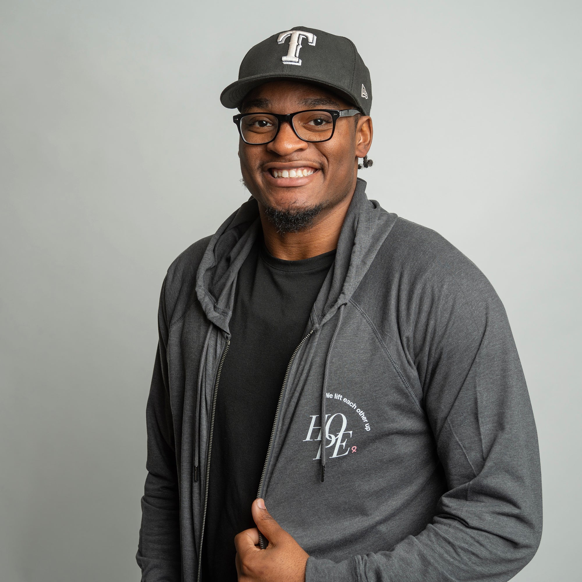 HOPE Zip-Up Hoodie - Men's - Gray - NBCF