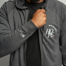 Load image into Gallery viewer, HOPE Zip-Up Hoodie - Men's - Gray - NBCF