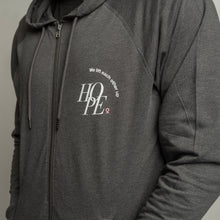 Load image into Gallery viewer, HOPE Zip-Up Hoodie - Men's - Gray - NBCF