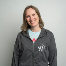 Load image into Gallery viewer, HOPE Zip-Up Hoodie - Women's - Gray - NBCF