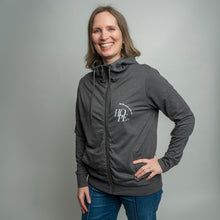 Load image into Gallery viewer, HOPE Zip-Up Hoodie - Women's - Gray - NBCF
