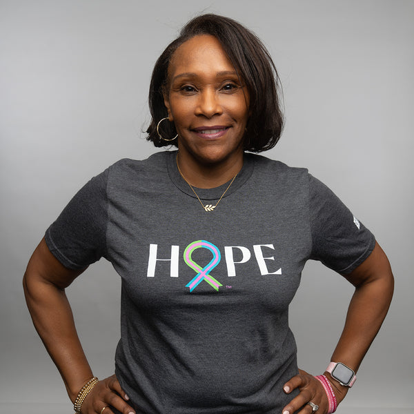 Breast Cancer HOPE Ribbon T-Shirt - White - NBCF