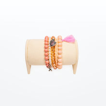 Load image into Gallery viewer, Breast Cancer Awareness Beaded Bracelet Stack - NBCF