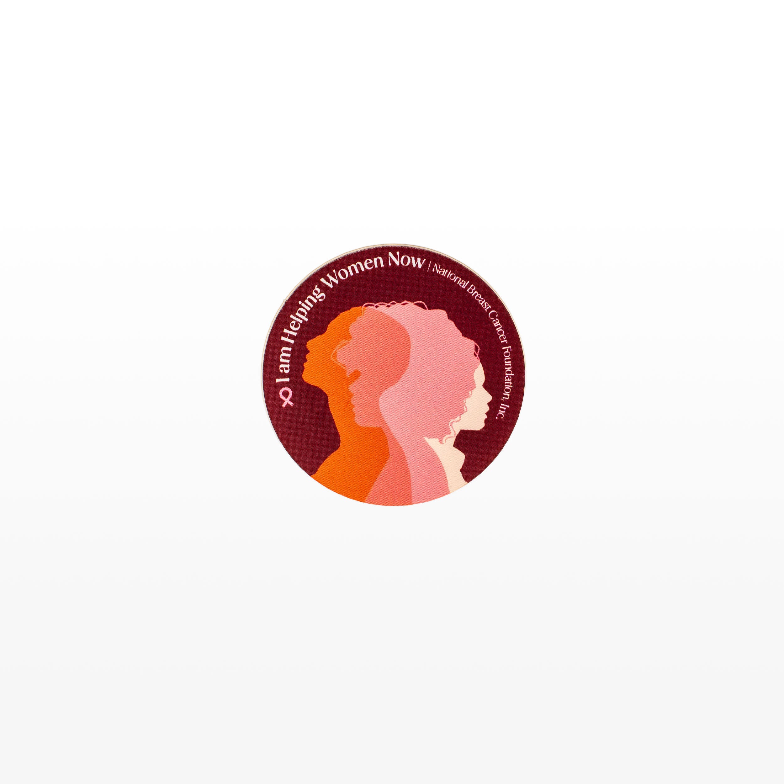 I Am Helping Women Now Silhouette Sticker - NBCF