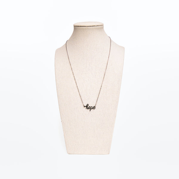 Hope Script Necklace - NBCF
