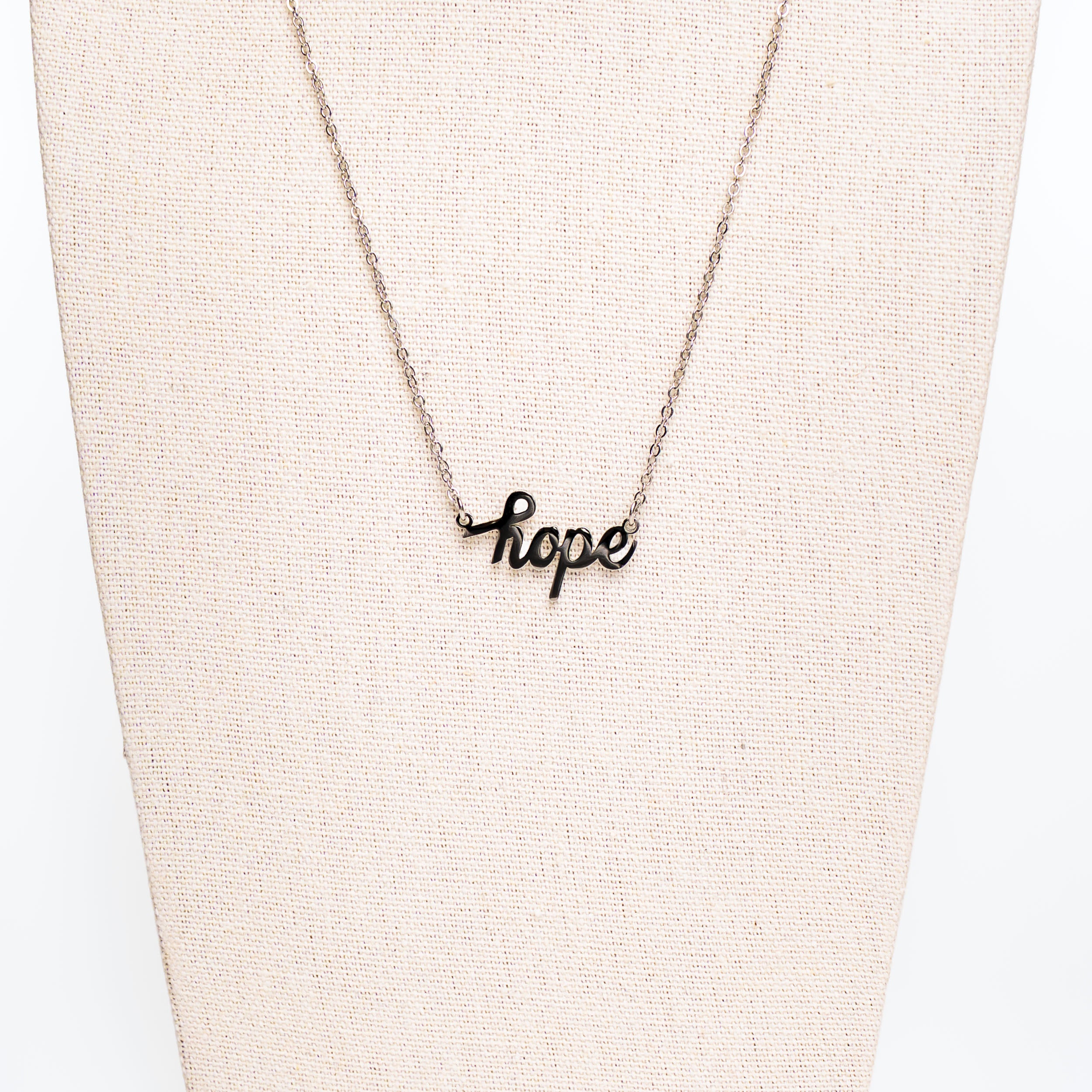 Hope Script Necklace - NBCF
