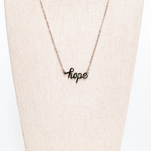 Load image into Gallery viewer, Hope Script Necklace - NBCF