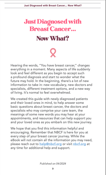 Just Diagnosed Guide - 10 Count - Educational Material