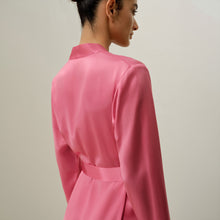 Load image into Gallery viewer, Hope's Embrace Silk Robe - Pink  - NBCF