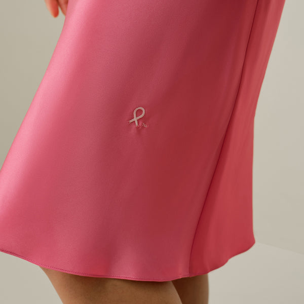 Hope's Embrace Nightgown - Pink Silk - NBCF