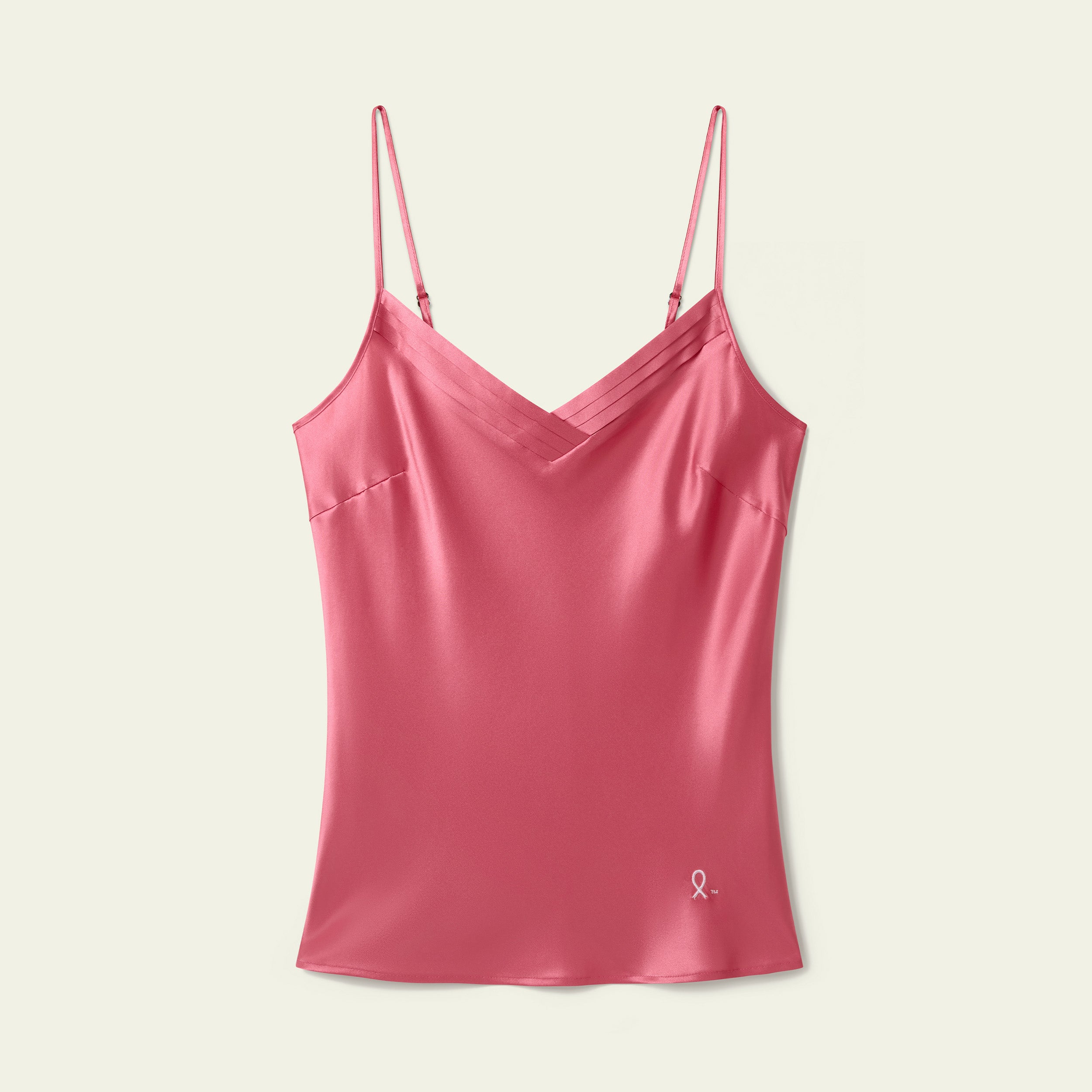 Hope's Embrace Pajama Camisole Set - Pink Silk - NBCF