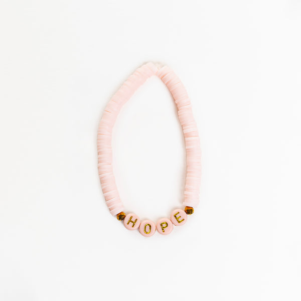 Breast Cancer Assorted Beaded Bracelet