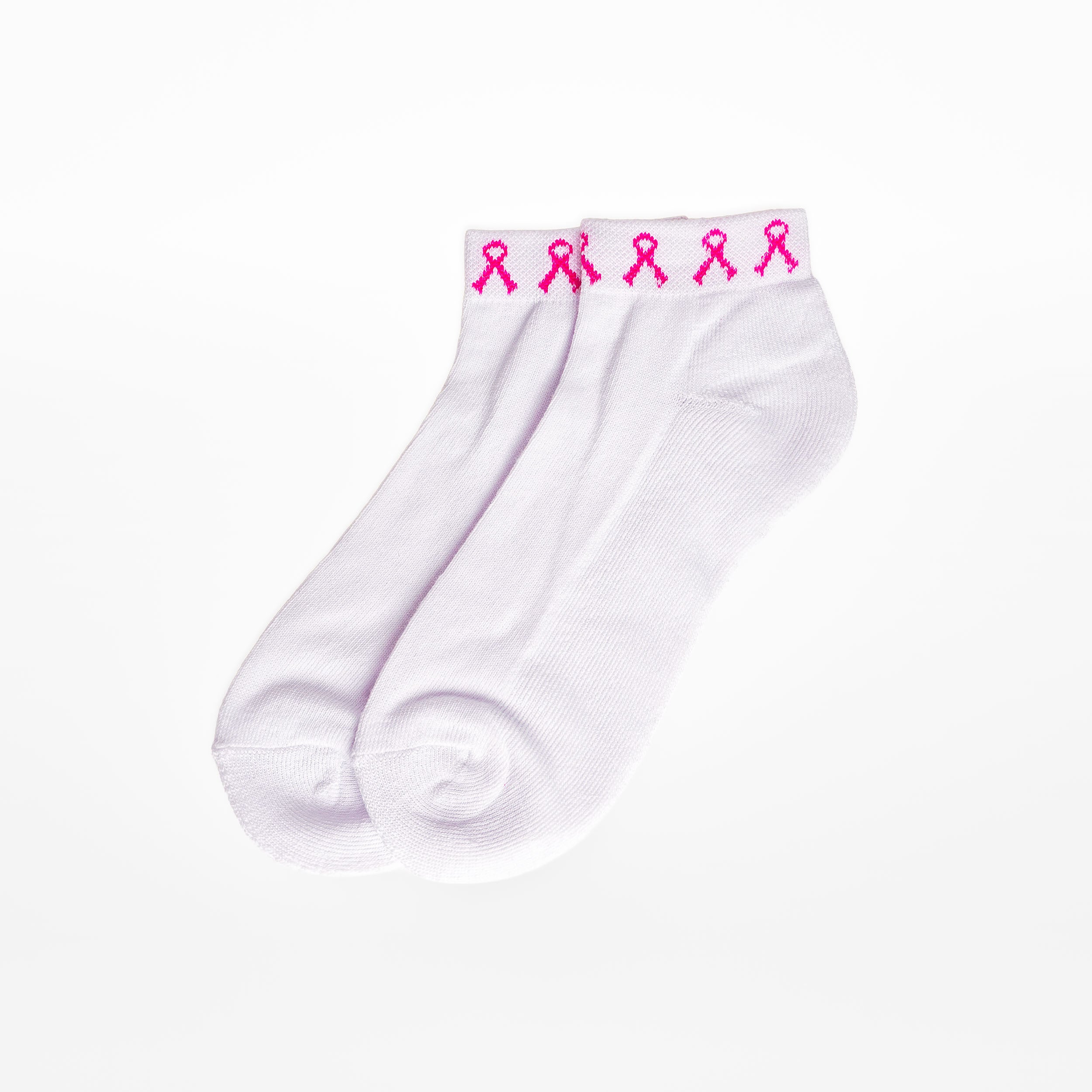 Breast Cancer Awareness Pink Ribbon Ankle Socks - NBCF
