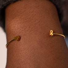 Load image into Gallery viewer, Breast Cancer Awareness Adjustable Cuff Bracelet - NBCF