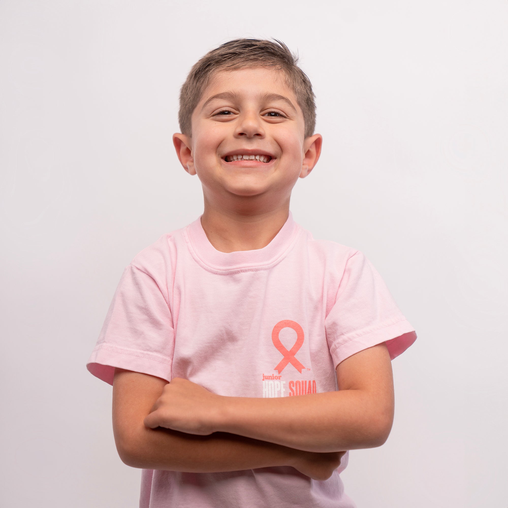 Junior HOPE Squad Breast Cancer Support Youth T-Shirt - Pink - NBCF