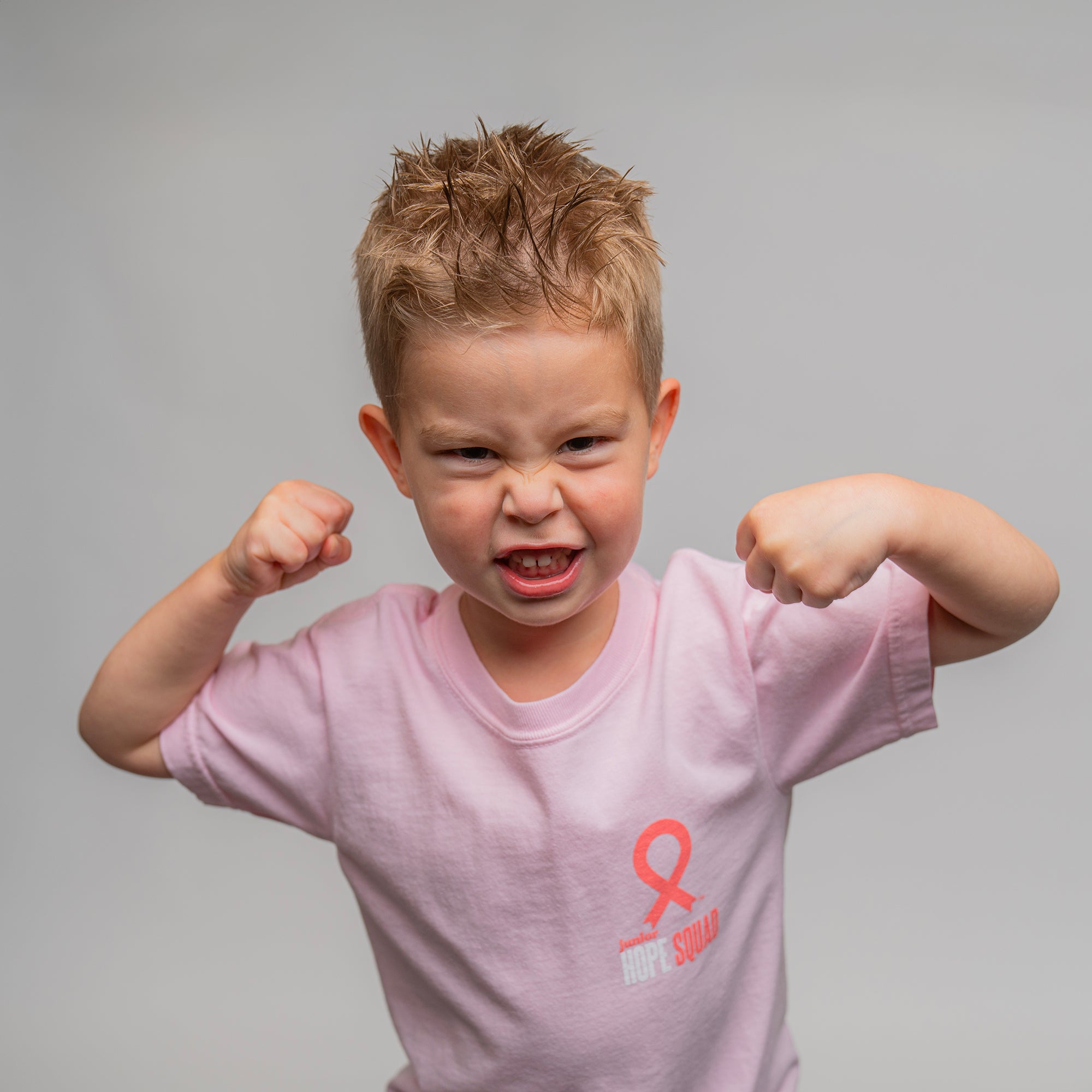 Junior HOPE Squad Breast Cancer Support Youth T-Shirt - Pink - NBCF