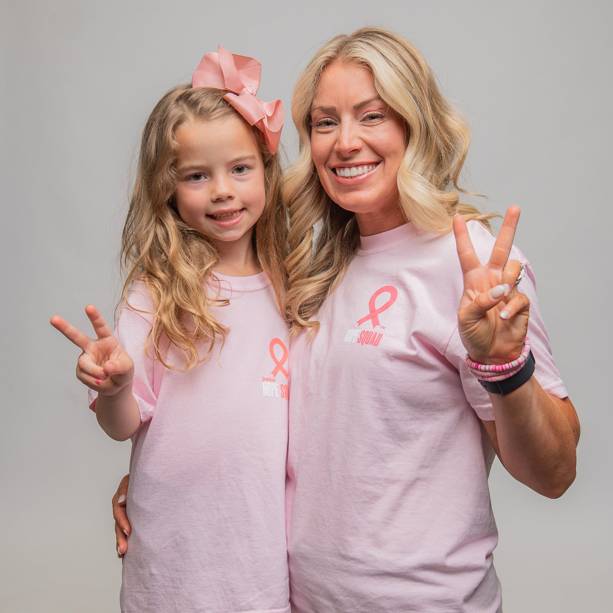Junior HOPE Squad Breast Cancer Support Youth T-Shirt - Pink - NBCF